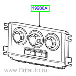 Панель управления отопителем / кондиционером на range rover 2002 - 2009