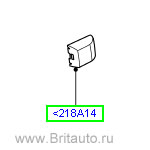 Крышка механизма запирания двери range rover 2010 - 2012 (продолжение ручки двери), с отверстием под циллиндр замка.