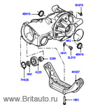 Дифференциал (редуктор заднего моста) в сборе, с держателем, на land rover freelander