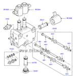 Блок клапанов подвески range rover sport 2005 - 2013