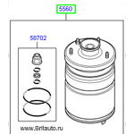 Подушка амортизатора задняя (пружина) LR Discovery 3, 4 и Range Rover Sport 2005 - 2013