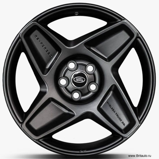 Колесный диск кованый R22 Kahn Heavy Duty RS Forged Land Rover Defender New, Range Rover 2009 - 2022, Range Rover Sport 2010 - 2022, Land Rover Discovery 4 - 5, цвет: Satin Black (черный полуглянцевый).