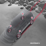 Комплект датчиков давления в шинах Toyota - Lexus, 4 шт.