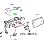 Корпус зеркала заднего вида правого discovery 4 и range rover sport 2010 - 2012