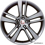 Колесный диск Jaguar F-Type 10,5 x R20, модель: Cyclone, цвет: Dark Satin Grey (темно-серый полуглянцевый). Задний.