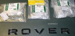 Слово Rover на багажную дверь Range Rover 2013 - 2017, в хромированной окантовке, комплект SVAutobiography