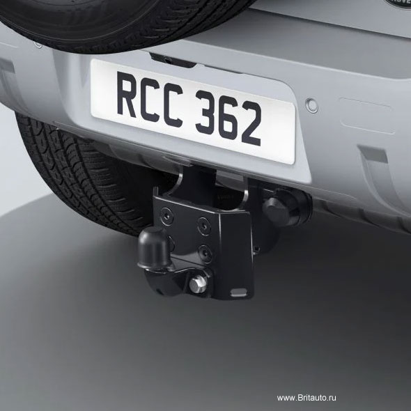Заглушка буксировочной проушины заднего бампера Land Rover Defender New, под буксировочный крюк фиксированный с регулируемой высотой. Поставляется загрунтованной.