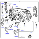 Фара правая, биксенон range rover sport 2010 - 2013