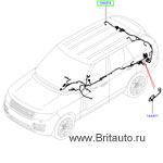 Проводка багажного отделения и салона range rover 2013 all new