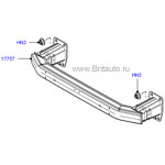 Балка переднего бампера land rover freelander (демпфер ротор)