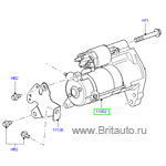 Стартер range rover sport 2005-2013, discovery 3, 4, range rover 2010 - 2013 all-new