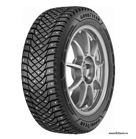 Goodyear UltraGrip Arctic 2 SUV 255/55 R19 111T XL, автошина зимняя с шипами