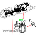 Топливный насос (модуль управления топливом двигателя) на discovery 3, 4 и range rover sport 2005 - 2012 на 3,0Л Дизель