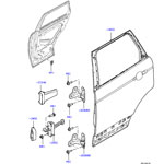 Дверь задняя правая range rover all-new 2013