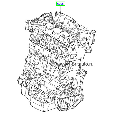 Двигатель rr evoque и lr feelander, 2.2 turbo diesel