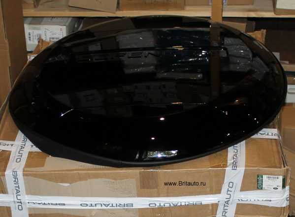 Чехол запасного колеса Land Rover Defender 2020 - 2025 Premium Edition, цвет: Gloss Black (черный глянцевый). Оригинал Land Rover 100%, в оригинальной упаковке.