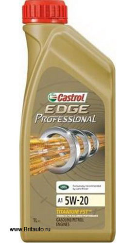 Масло моторное Castrol Edge Professional Titanium A1 5w20, в 1Л расфасовке, бренд: Land Rover