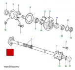 Фланец - шарнир приводного вала переднего Land Rover Defender