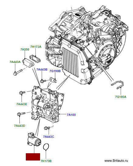 Соленоид АКПП Land Rover Freelander 2