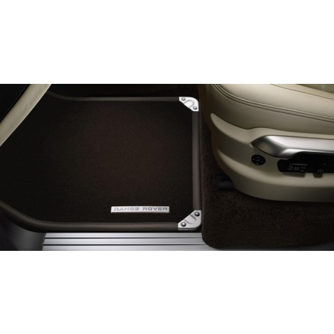 Комплект ковриков premium на Range Rover 2010 - 2012, ворсовые, цвет: ARABIKA, в комплекте 4шт.