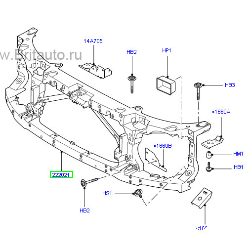 Узел передка (передняя панель, телевизор) land rover discovery 4 и range rover sport 2010 - 2012