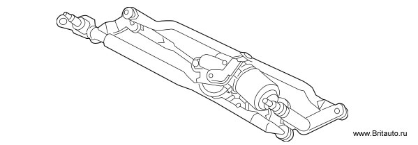 Трапеция стеклоочистителя Range Rover 2013 - 2017 и Range Rover Sport 2014 - 2017 в сборе с электродвигателем