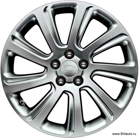 Колесный диск R18 Range Rover Velar, Range Rover Evoque и Land Rover Discovery Sport, цвет: Sparkle Silver (светлый).