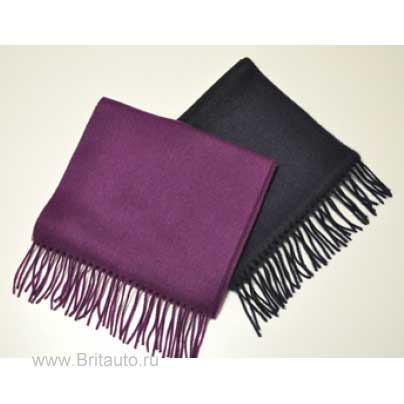 Кашемировые шарфы land rover, цвет: черная смородина (темно-фиолетовый).