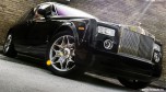 Kahn Split 6, 9,5 x R22. колесный диск Rolls-Royce Ghost. цвет:Ddiamond Cut on Gloss Black (черный, с полированными шлицами)