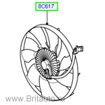 Вискомуфта - вентилятор двигателя 5,0 бензин основной. наRange Rover 2002 - 2016 , Range Rover Sport 2005 - 2016