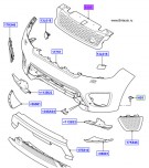 Решетка радиатора Range Rover Sport SVR