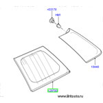Заднее боковое глухое стекло правое, с непрозрачным стеклом, на range rover sport 2005 - 2013