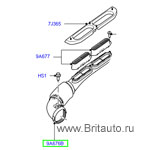 Канал для отработанного воздуха правый Range Rover 2013 - 2020 и Range Rover Sport 2014 - 2020