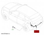Электропроводка быстросъёмного фаркопа New Range Rover Evoque 2019 - 2020