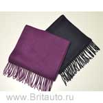 Кашемировые шарфы land rover, цвет: черная смородина (темно-фиолетовый).