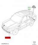 Проводка парктроников переднего бампера Range Rover Sport 2010-2013