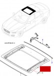 Панорамная крыша Jaguar XE с электроприводом раскрывания.