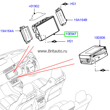 Range rover sport 2014: монитор центральный, экран hldf