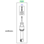 Амортизатор передний Range Rover Sport 2005 - 2013