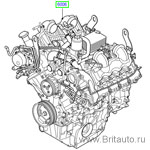 Двигатель дизель 4,4л range rover 2002 - 2012