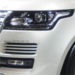 Фара левая range rover 2013, адаптивный биксенон, с боковыми габаритными фонарями