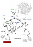 Электропроводка генератора Range Rover 2013 - 2017 и Range Rover Sport 2014 - 2017, на 4,4Л Дизель.