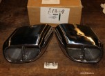 Комплект насадок на выхлоп Jaguar XJ 2010 - 2020 и Jaguar XF2009 - 2015, полированная нержавеющая сталь. Оригинал Jaguar, в оригинальной упаковке.