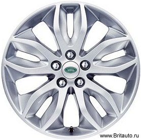 Диск колесный R18, на LR Freelander  2 и Range Rover Evoque, цвет: Sparkle Silver