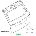 Дверь багажного отделения range rover sport 2014