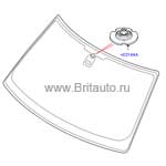 Стекло лобовое (с датчиком дождя,обогревом,отражением,land rover range rover 2010-2012
