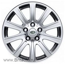 Диск колёсный Land Rover Discovery 3, 4 и Range Rover Sport 2005 - 2013.  8 x R18, ET53, цвет: Sparkle Silver, Style 2