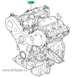 Двигатель 3,0Л Дизель lr discovery 3, 4 и range rover sport 2005 - 2013