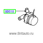 Водяной насос отопителя webasto на lr discovery 3,4 и range rover sport 2005 - 2013, на 3,0л дизель