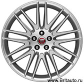 Колесный диск Matrix, 9-ти спицевый, 8,5 x R20, на Jaguar XF, цвет Silver